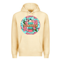 Pina Colada teacher floral pencil round earring Premium Hoodie - BundleAndBundleShop