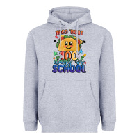 Heather Grey taco bout 100 days of school Heavyweight Hoodie - MaliasSmallBusiness