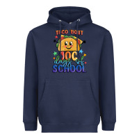 Navy taco bout 100 days of school Heavyweight Hoodie - MaliasSmallBusiness