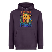 Plum taco bout 100 days of school Heavyweight Hoodie - MaliasSmallBusiness