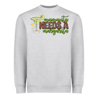 Heather Grey mamacita needs a margarita mothers day Heavyweight Sweatshirt - texasbilliewilder