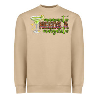 Mushroom mamacita needs a margarita mothers day Heavyweight Sweatshirt - texasbilliewilder