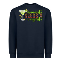 Navy mamacita needs a margarita mothers day Heavyweight Sweatshirt - texasbilliewilder
