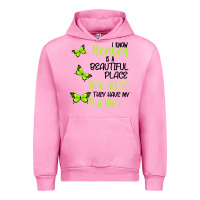 Fuchsia Pink I know heaven is a beautiful place because they have my brother Urban Hoodie - Bettercallsaul