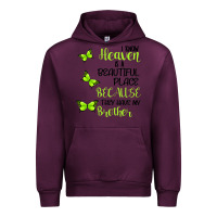 Mauve Wine I know heaven is a beautiful place because they have my brother Urban Hoodie - Bettercallsaul