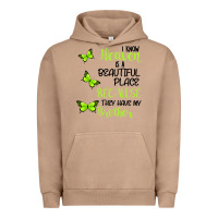 Pigment Burro I know heaven is a beautiful place because they have my brother Urban Hoodie - Bettercallsaul