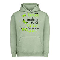 Pigment Oil Green I know heaven is a beautiful place because they have my brother Urban Hoodie - Bettercallsaul