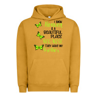 Pigment Peanut Butter I know heaven is a beautiful place because they have my brother Urban Hoodie - Bettercallsaul