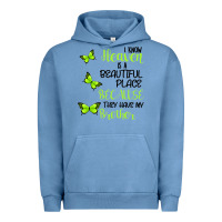 Pigment Pebble Blue I know heaven is a beautiful place because they have my brother Urban Hoodie - Bettercallsaul