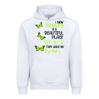 White I know heaven is a beautiful place because they have my brother Urban Hoodie - Bettercallsaul