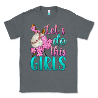Charcoal Heather let's do this girls baseball Classic Tee - BundleAndBundleShop