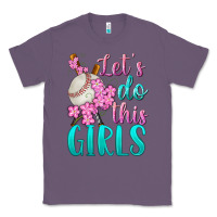 Lavender let's do this girls baseball Classic Tee - BundleAndBundleShop