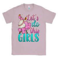 Lilac let's do this girls baseball Classic Tee - BundleAndBundleShop