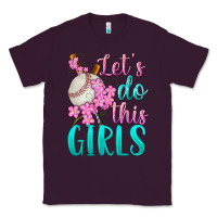 Plum let's do this girls baseball Classic Tee - BundleAndBundleShop