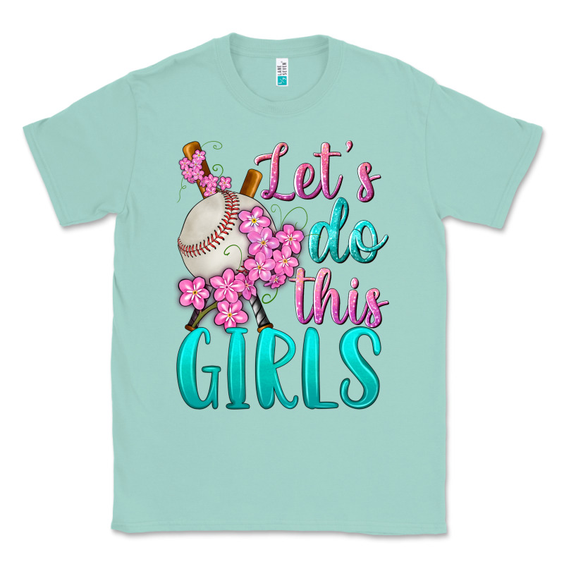 Let's Do This Girls Baseball Classic Tee by BundleAndBundleShop | Teevron