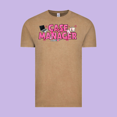 Breast Cancer Case Manager Vintage Tee Designed By Texasbilliewilder