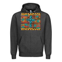 Charcoal Heather western gemstone cross sunflowers leopard serape glitter wooden tumble Zipper Hoodie - Artiststas