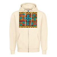 Sandshell western gemstone cross sunflowers leopard serape glitter wooden tumble Zipper Hoodie - Artiststas