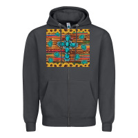 Smoke western gemstone cross sunflowers leopard serape glitter wooden tumble Zipper Hoodie - Artiststas