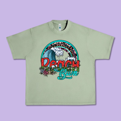 Beach Bum Urban Heavy Tee Designed By Sublimationcraftshop