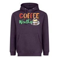 Plum coffee weather Heavyweight Hoodie - MaliasSmallBusiness