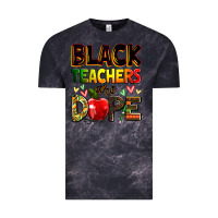 Cloud Black Black Teacher's are dope juneteenth Vintage Tee - Zillion Design Studio