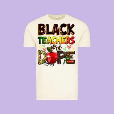 Black Teacher's Are Dope Juneteenth Vintage Tee Designed By Zillion Design Studio
