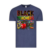 Vintage Denim Black Teacher's are dope juneteenth Vintage Tee - Zillion Design Studio