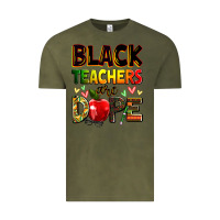 Vintage Olive Black Teacher's are dope juneteenth Vintage Tee - Zillion Design Studio