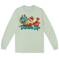 Matcha teacher life Long Sleeve Tee - AdoDesignShop