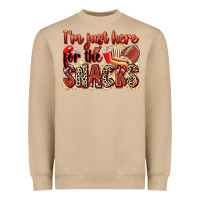 Mushroom i'm just here for the snacks american football Heavyweight Sweatshirt - Zillion Design Studio