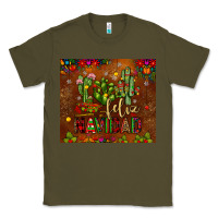 Army Green feliz navidad cactus Classic Tee - JahusDesignShop