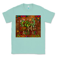 Seafoam feliz navidad cactus Classic Tee - JahusDesignShop