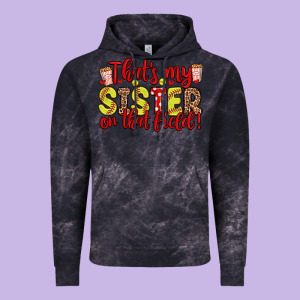 That S My Sister On That Field Vintage Hoodie Designed By Zillion Design Studio