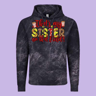 That S My Sister On That Field Vintage Hoodie Designed By Zillion Design Studio