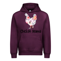 Mauve Wine Chicken Mama Urban Hoodie - Bettercallsaul