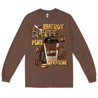 Chestnut energy coffee fuel station Long Sleeve Tee - Artiststas