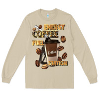 Mushroom energy coffee fuel station Long Sleeve Tee - Artiststas