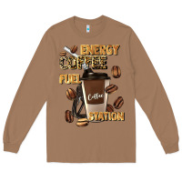 Toasted Coconut energy coffee fuel station Long Sleeve Tee - Artiststas