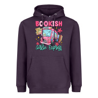 Plum bookish girlie express Heavyweight Hoodie - MaliasSmallBusiness