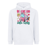White bookish girlie express Heavyweight Hoodie - MaliasSmallBusiness