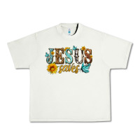 Pistachio jesus saves Urban Heavy Tee - HRA Design Shop