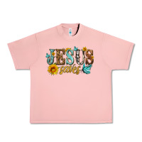 Salmon jesus saves Urban Heavy Tee - HRA Design Shop