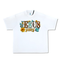 White jesus saves Urban Heavy Tee - HRA Design Shop