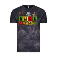 Cloud Black Black the prime element juneteenth Vintage Tee - Zillion Design Studio