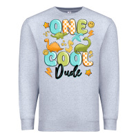Heather Grey one cool dude Premium Sweatshirt - MaliasSmallBusiness