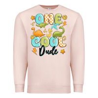 Pale Pink one cool dude Premium Sweatshirt - MaliasSmallBusiness