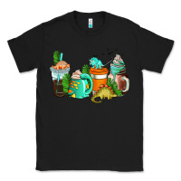Black dinosaur coffee cups Classic Tee - AdoDesignShop