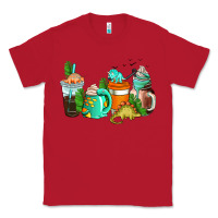 Red dinosaur coffee cups Classic Tee - AdoDesignShop