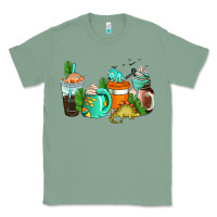 Sage dinosaur coffee cups Classic Tee - AdoDesignShop